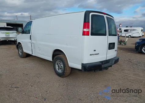 2018 GMC Savana 2500 Work Van z USA, uszkodzony, nr VIN 1GTW7AFPXJ1314945